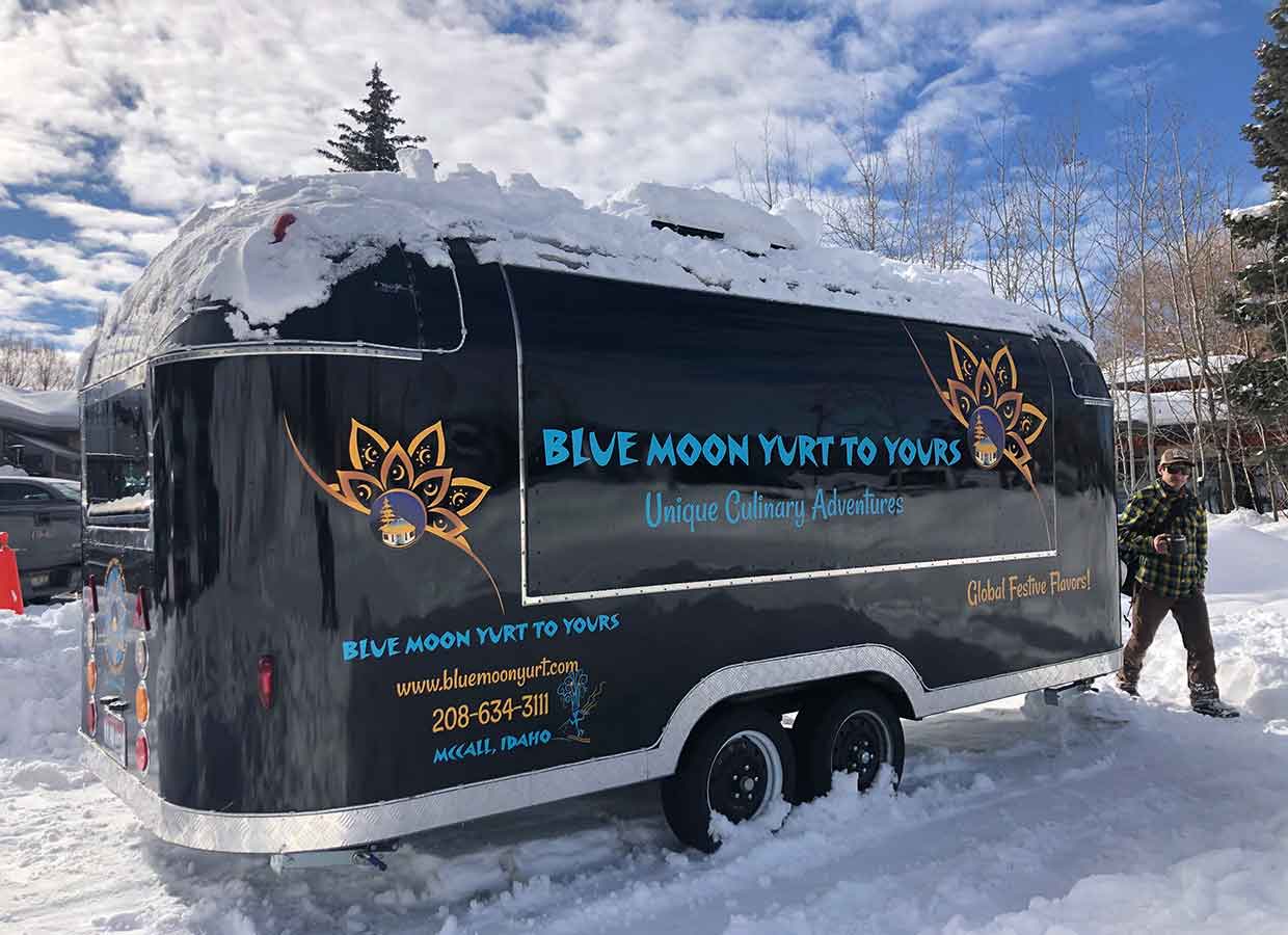 Blue Moon Yurt to Yours Food Trailer