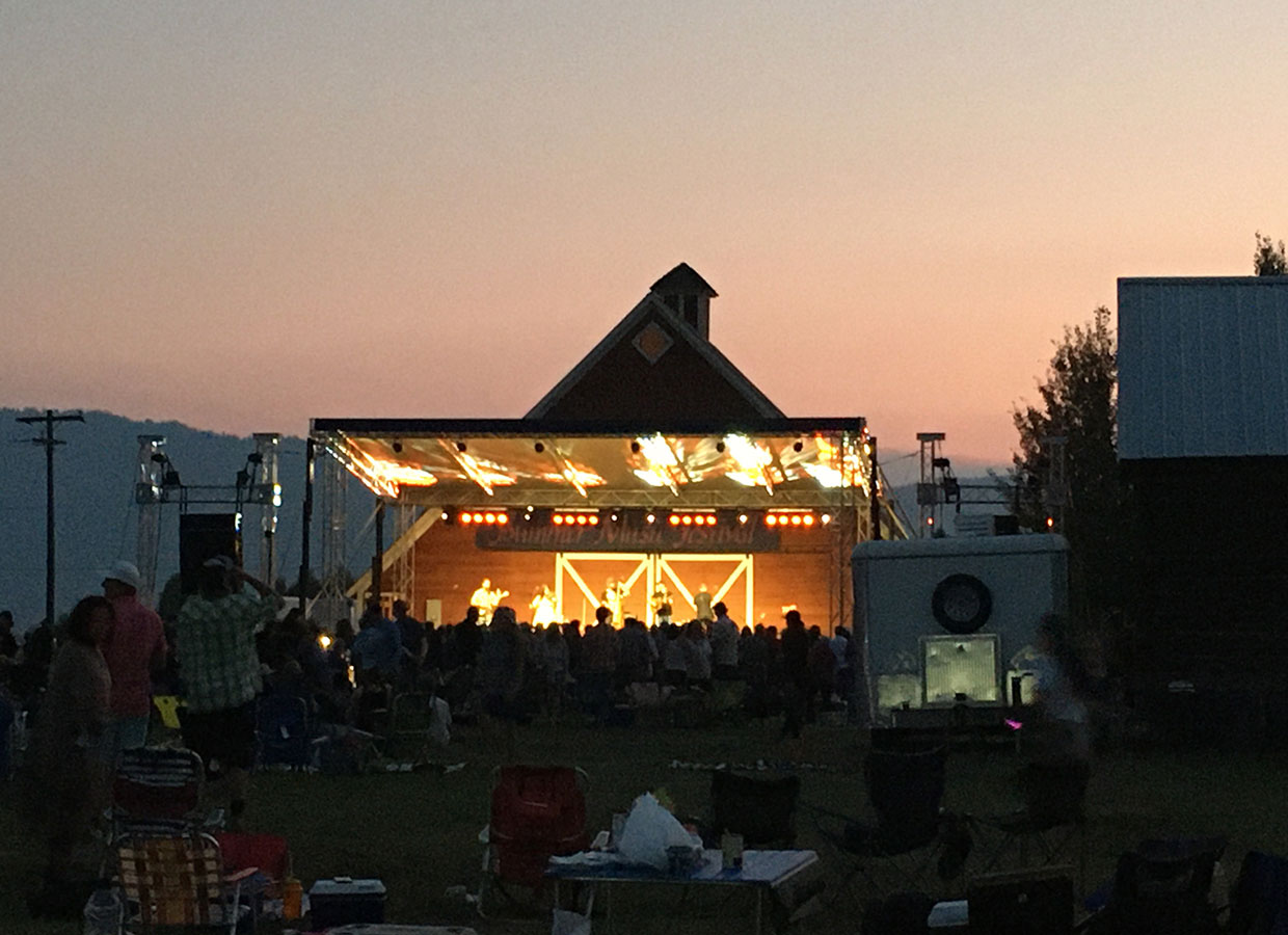 Blue Moon Yurt to Yours Event at McCall Summer Music Festival